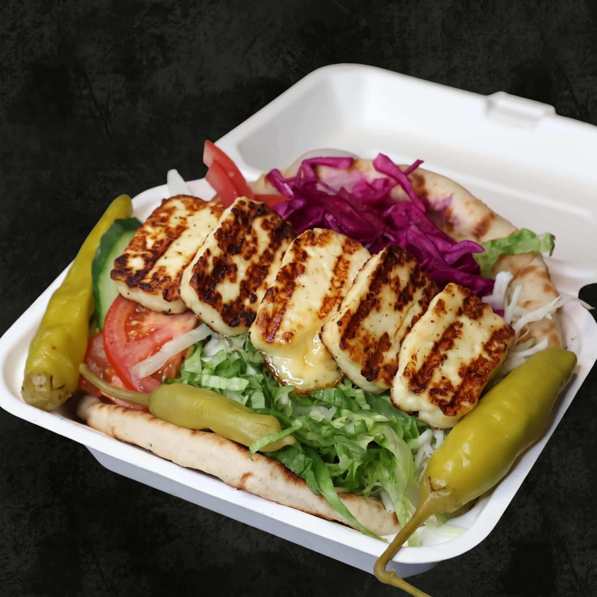 Halloumi Cheese Pitta