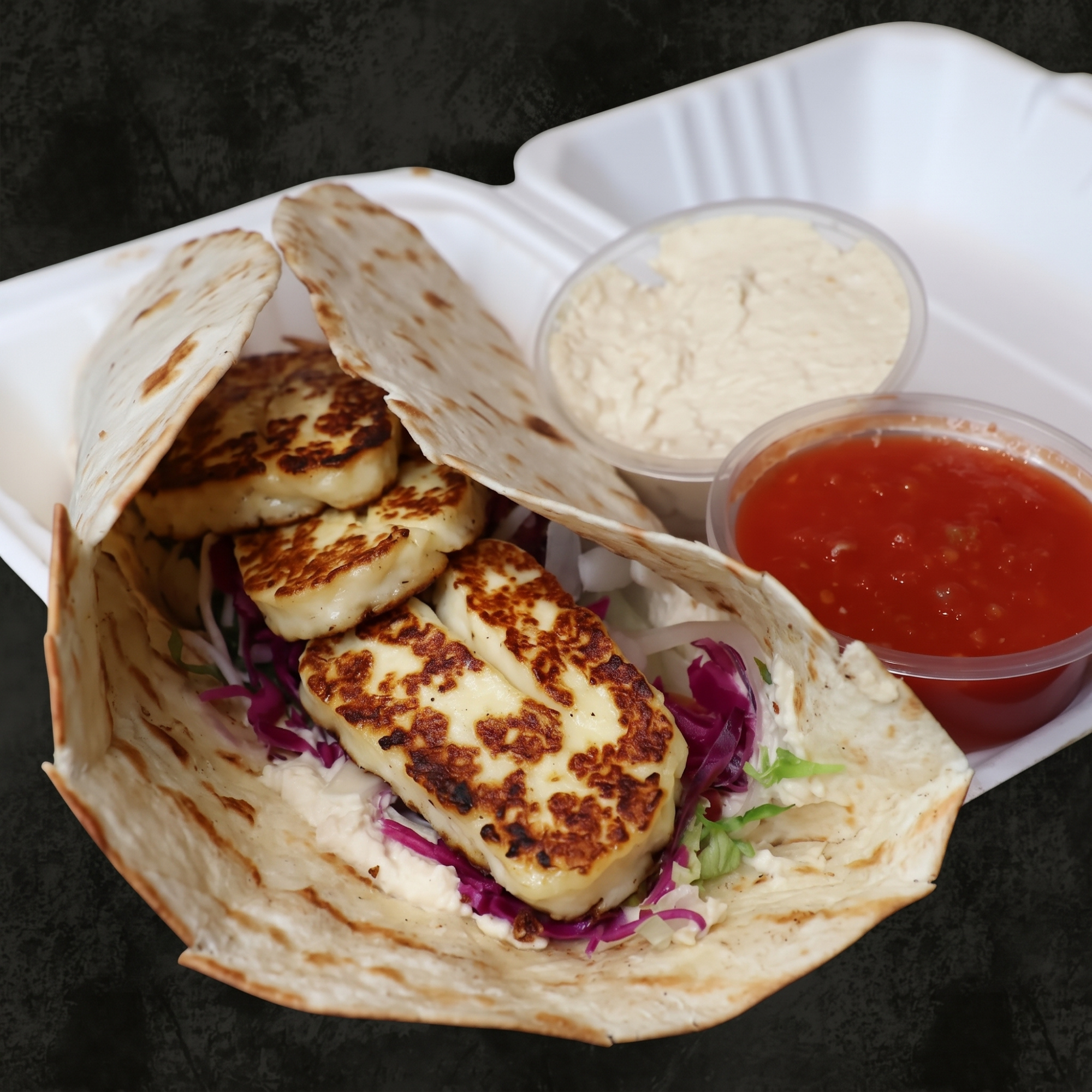 Halloumi Cheese Wrap