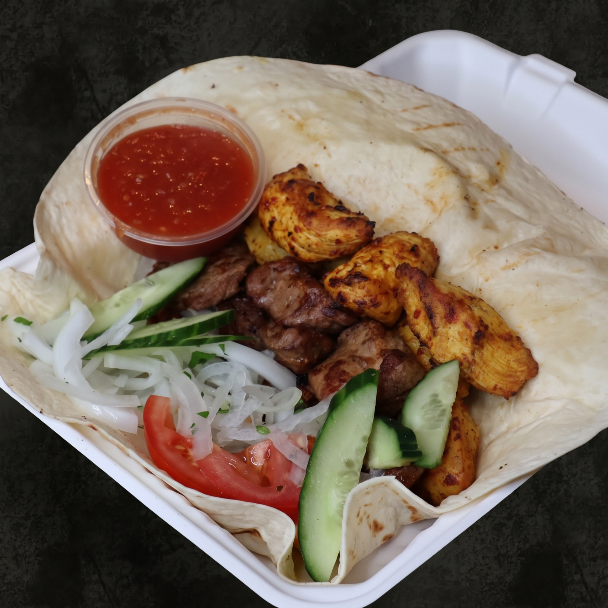 Mixed Shish Wrap (Large)