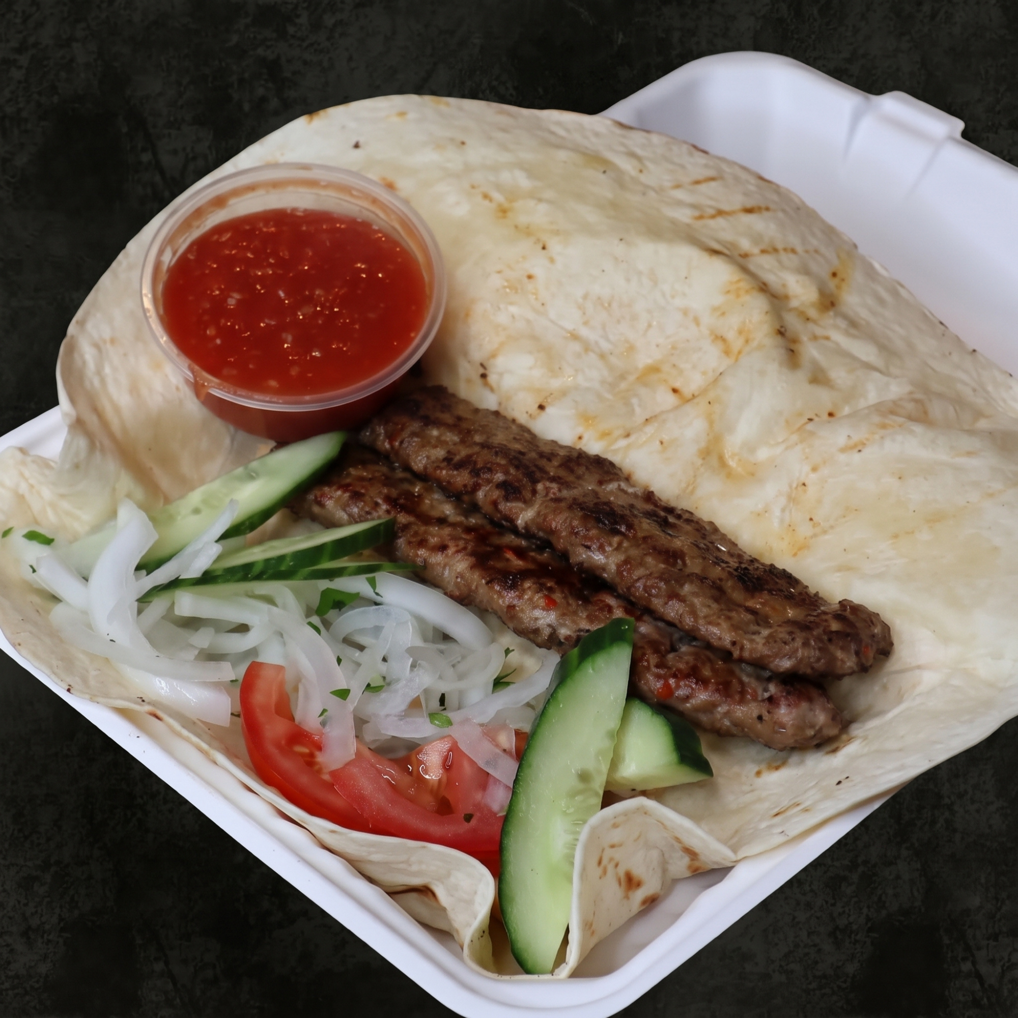 Shish Kofte Wrap