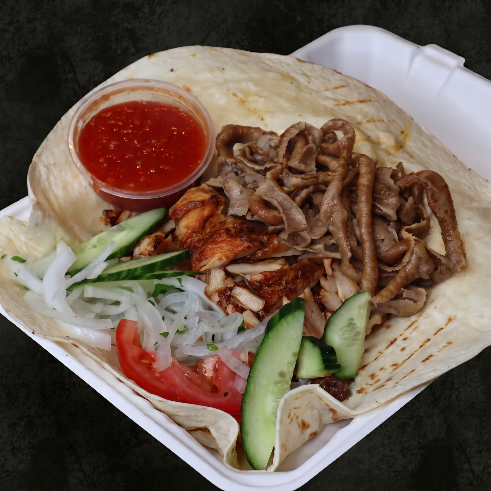 Mixed Doner Wrap