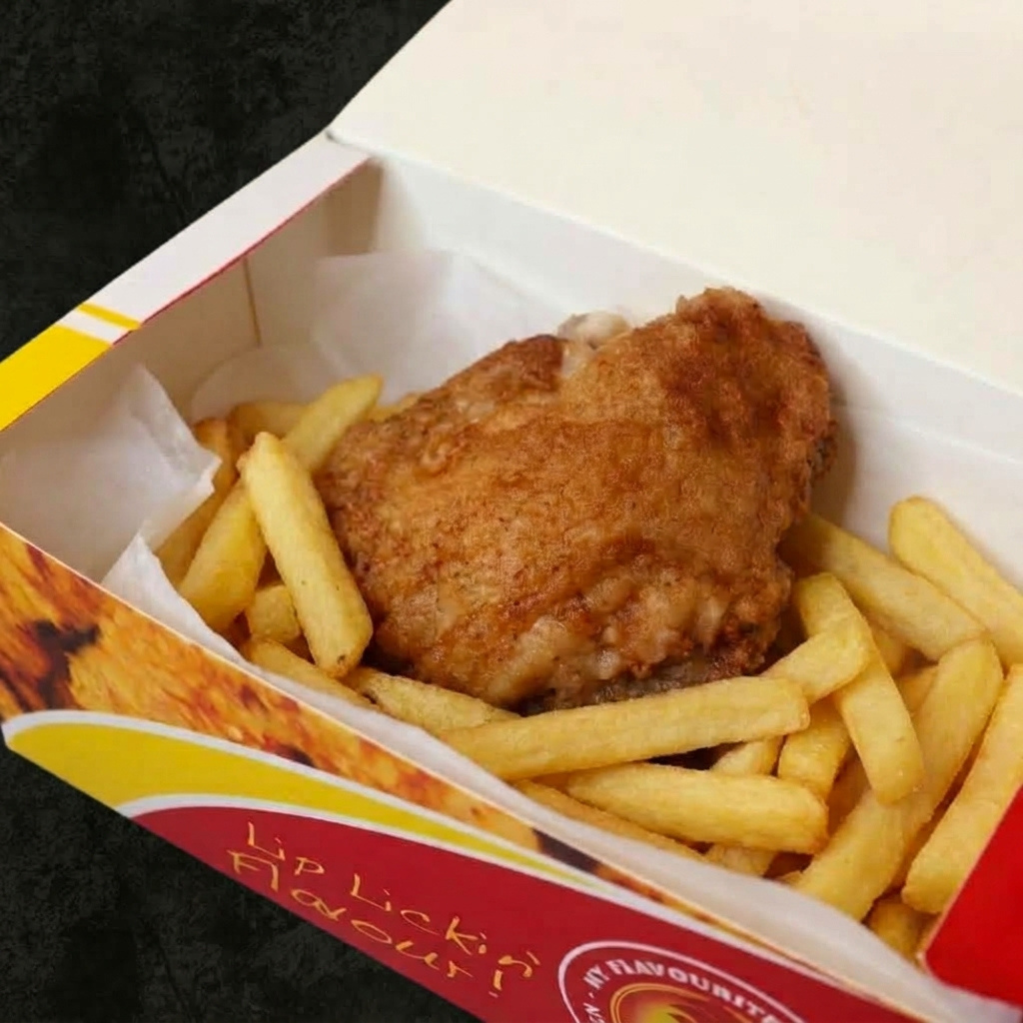 1pc Chicken & Chips